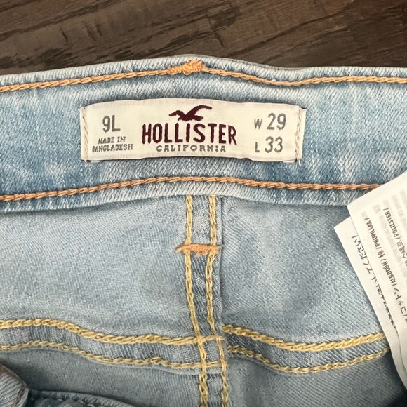 Hollister super skinny Light Blue Jeans size 9 - Picture 3 of 3